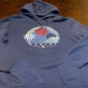 Hurley Men's Blue Hoodie